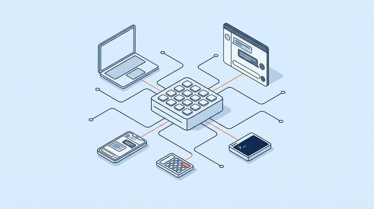 An MCP server exposing tools to multiple AI agents in production